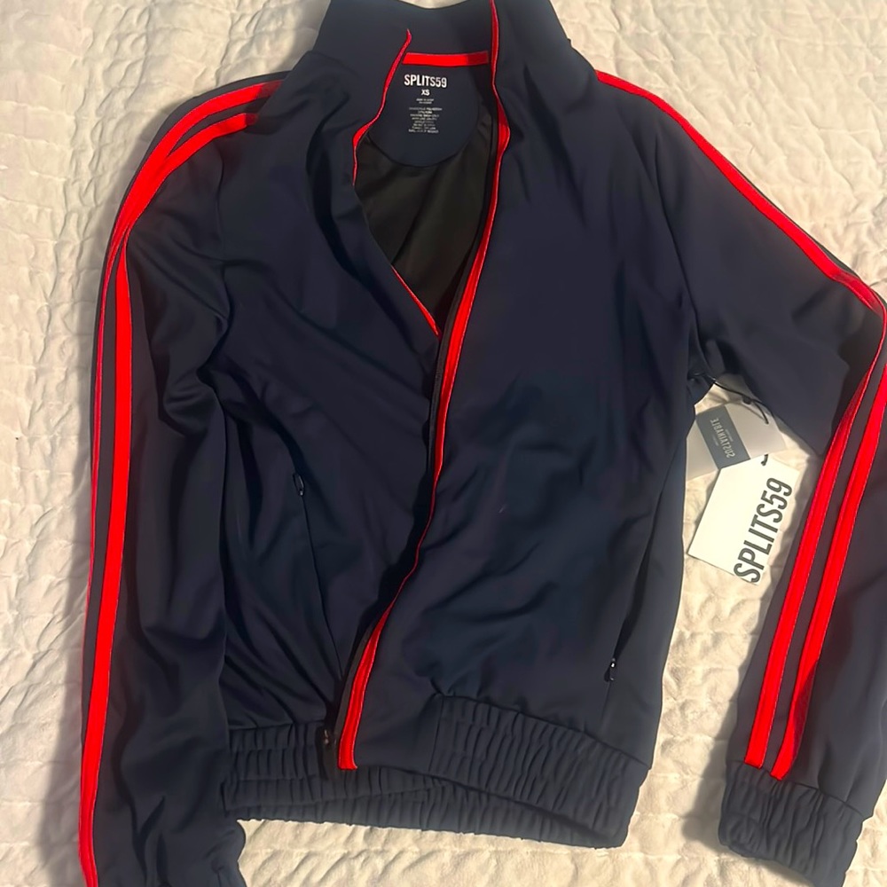 Splits59 tech flex zip up jacket size XS